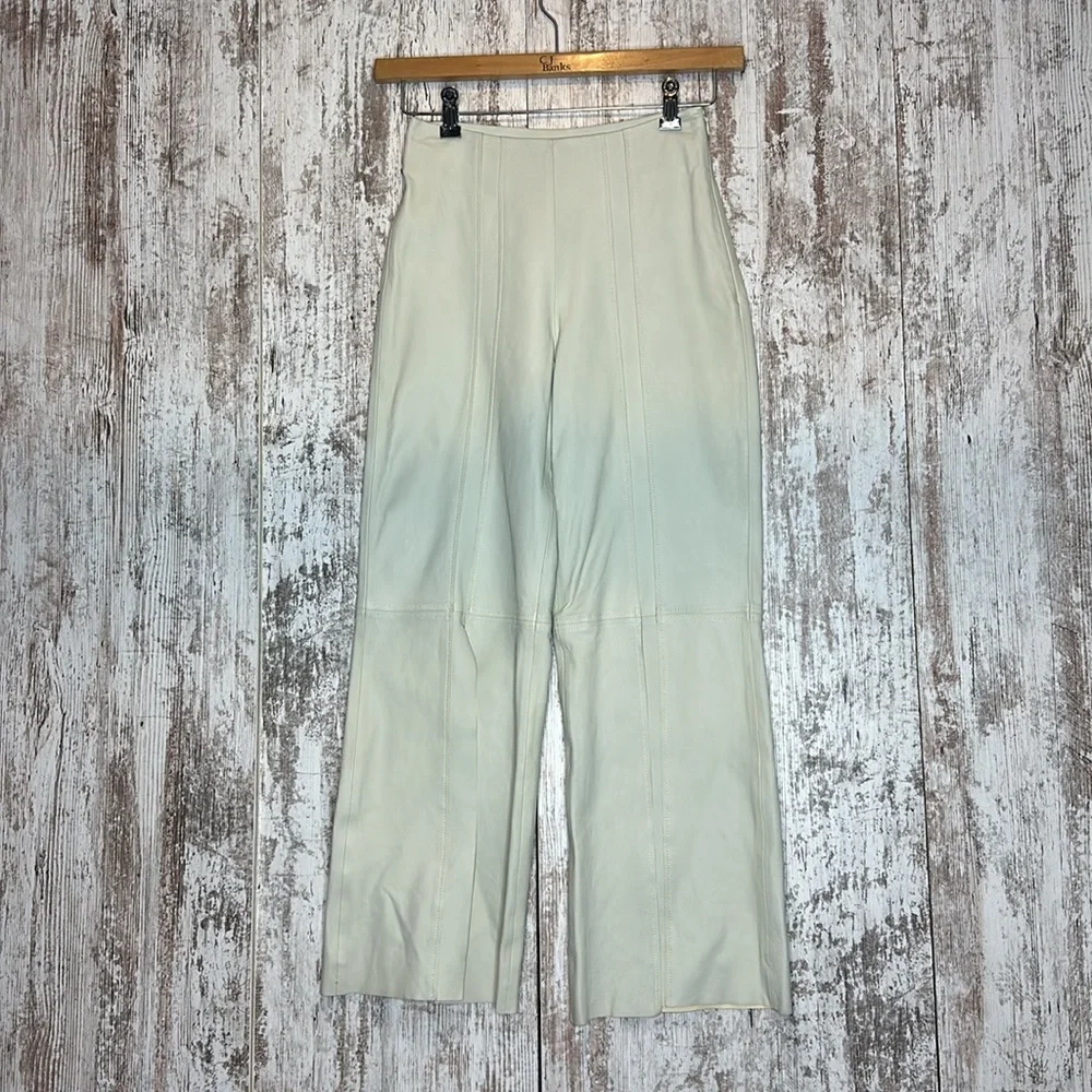 BY MALENE BIRGER Lamb leather CASUAL PANTS size 2